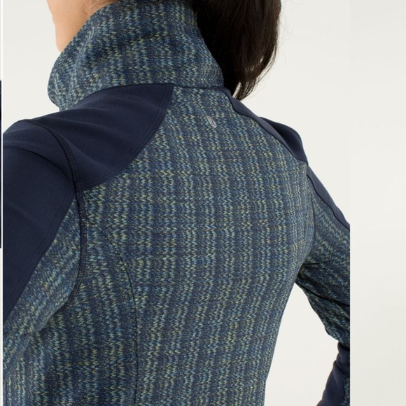 Lululemon Nice Asana Jacket in Ziggy Wee August Inkwell / Inkwell Sz 8 - Picture 5 of 12